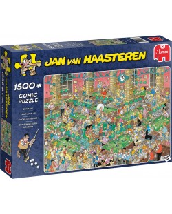 Puzzle Jumbo de 1500 piese - Jan van Haasteren Chalk UP