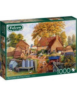 Puzzle Jumbo de 1000 piese - Autumn on the Farm