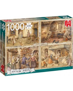 Puzzle Jumbo de 1000 piese - Bakers from the 19th century Anton Pieck