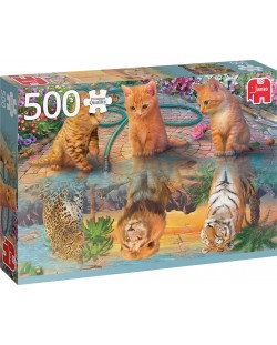 Puzzle Jumbo de 500 piese -Kitten's Dream
