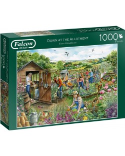Puzzle Jumbo de 1000 piese - Down at the Allotment