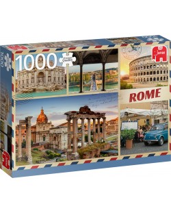 Puzzle Jumbo de 1000 piese - Greetings from Rome