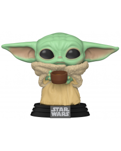Figurina Funko Pop! Star Wars: The Mandalorian - The Child with cup #378