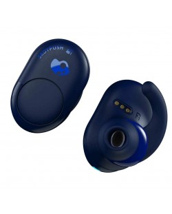 Casti cu microfon Skullcandy - Push Wireless, indigo/blue