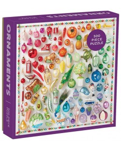 Puzzle Galison de 500 piese -Rainbow Ornaments