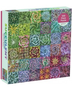 Puzzle Galison de 500 piese -Succulent Spectrum