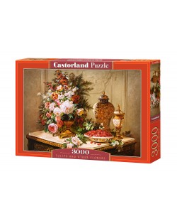Puzzle Castorland de 3000 piese - Lalele si alte flori