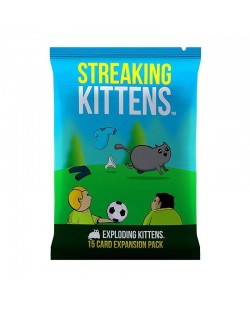 Extensie pentru jocul cu carti Exploding Kittens - Streaking Kittens