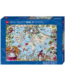 Puzzle Heye de 2000 piese - O lume bizara