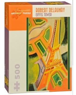 Puzzle Pomegranate de 500 piese - Turnul Eiffel, Robert Delaunay