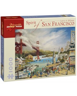 Puzzle Pomegranate de 1000 piese - Viata in San Francisco, Larry Wilson