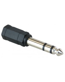 Adaptor Master Audio - HY1714, 3.5 mm/6.3 mm, negru