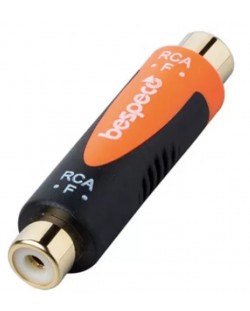 Adaptor Bespeco - SLAD300, 3,5 m - RCA, negru/portocaliu