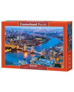Puzzle Castorland de 1000 piese - Londra vazuta prin ochii paserei