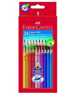 Creioane acuarela Faber-Castell Grip 2001 - 24 culori