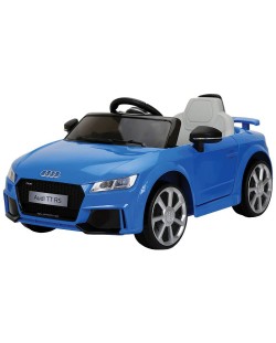 Masina cu acumulator Ocie Audi TT - Albastra, cu control parental
