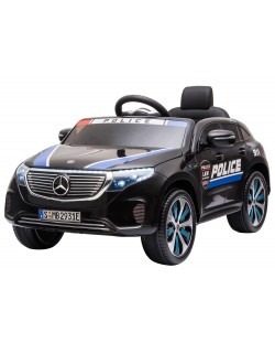 Masina reincarcabila  Kikka Boo - Licensed Mercedes Benz EQC400 Police, Black