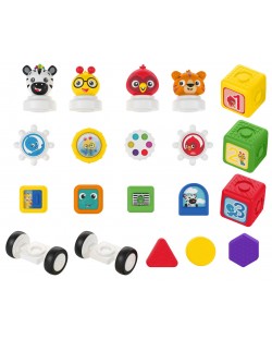 Jucărie activă Baby Einstein - Cuburi, Click & Create, 20 piese