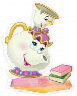 Figura acrilică ABYstyle Disney: The Beauty & the Beast - Chip and Mrs. Potts