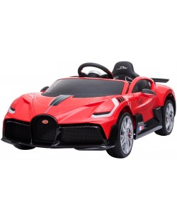 Mașină cu acumulator KikkaBoo - Licensed Bugatti Divo, roșu