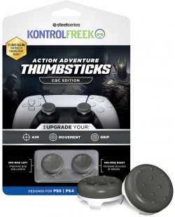 Accesoriu KontrolFreek - Action Adventure Thumbsticks CQC, gri (PS4/PS5)