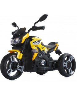 Motocicletă electrică pentru copii  Chipolino - Off Road, galben 