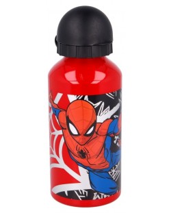 Sticlă din aluminiu Stor - Spiderman, 400 ml