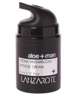 Aloe Plus Lanzarote Crem de fa anti-mbtrnire pentru brbai, 50 ml