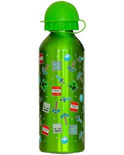 Sticlă de aluminiu Minecraft - 500 ml, sortiment