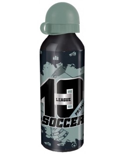 Sticlă din aluminiu S. Cool - Soccer, 500 ml