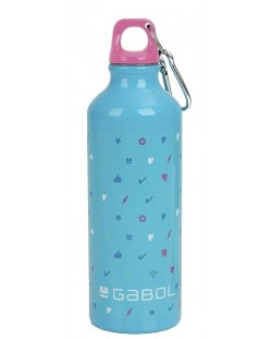 Sticlă de apă din aluminiu Gabol Confetti - 500 ml