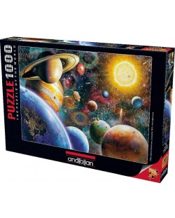 Puzzle Anatolian de 1000 piese - Planets in Space, Adrian Chesterman