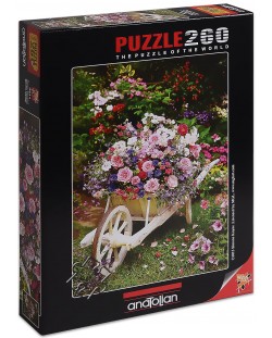 Puzzle Anatolian de 260 piese - Flori de gradina, Simon Kayne