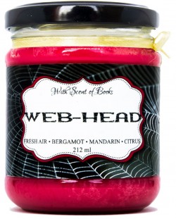 Lumanare aromata The avengers - Web-Head, 212 ml
