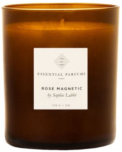 Lumânare parfumată Essential Parfums - Rose Magnetic by Sophie Labbé, 270 g