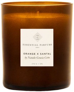 Lumânare parfumată Essential Parfums - Orange x Santal by Natalie Gracia Cetto, 270 g