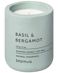 Lumânare parfumată Blomus Fraga - S, busuioc și bergamotă, pin cenușiu