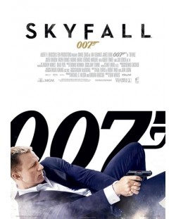 Tablou Art Print Pyramid Movies: James Bond - Skyfall One Sheet - White