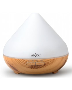 Difuzor aroma Anjou - AD001, lemn deschis, 300 ml