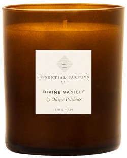 Lumânare parfumată Essential Parfums - Divine Vanille by Olivier Pescheux, 270 g