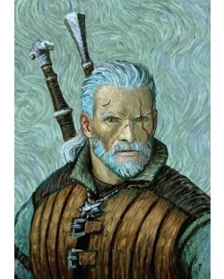 Art Print CD Projekt Red Games: The Witcher - Geralt van Gogh 