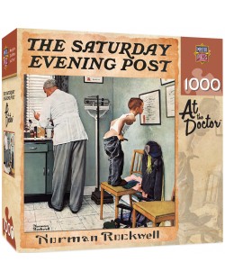 Puzzle Master Pieces de 1000 piese - La doctor, Norman Rockwell