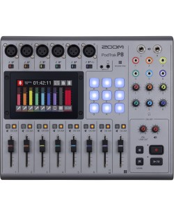 Mixer Broadcast Zoom - PodTrak P8, gri