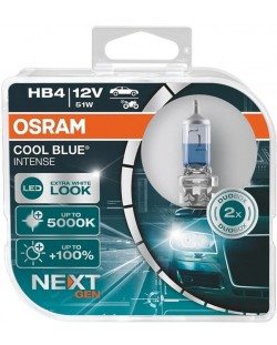 Becuri auto Osram - HB4, 9006CBN, Cool Blue Intense