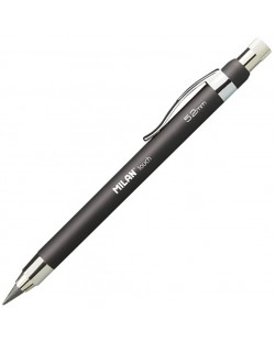 Creion mecanic versatil Milan - Touch, 5.2 mm, negru