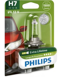Bec de mașină Philips - LLECO, H7, 12V, 55W, PX26d 