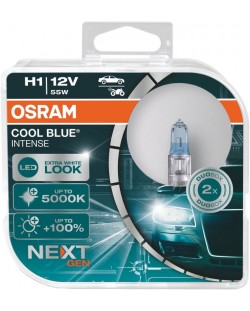 Becuri auto Osram - H1, 64150CBN, Cool Blue Intense