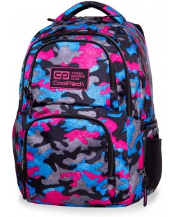 Ghiozdan scolar Cool Pack Aero - Camo Fusion Pink