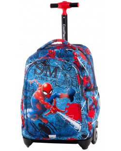 Ghiozdan cu roti Cool Pack Jack - Spiderman Denim