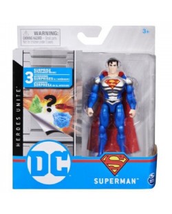 Spin Master DC - Superman cu costum argintiu